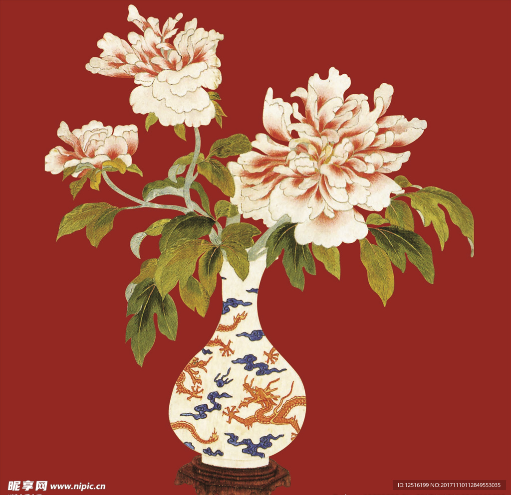 刺绣 绣花 茉莉花 桃花 梨花