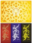 矢量传统花纹 抽象艺术人舞