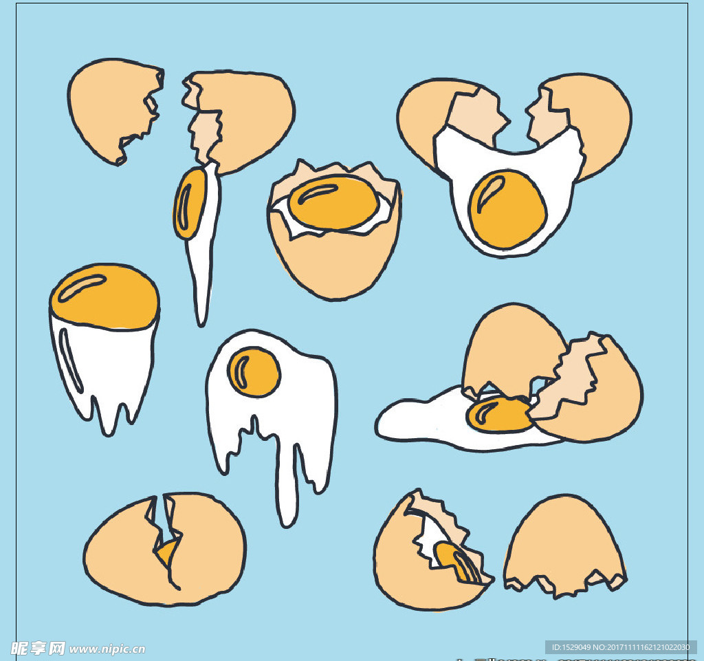 卡通鸡蛋