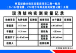 现浇结构实测实量记录展板图片