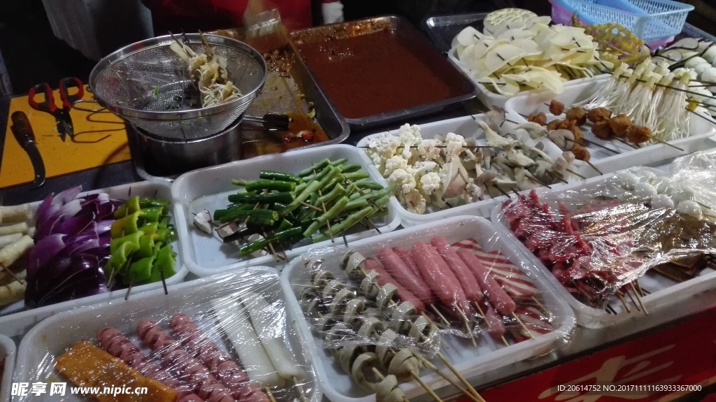 盘中的美食