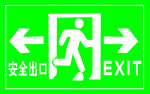 双向安全出口 安全出口牌