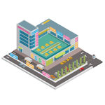 卡通城市建筑