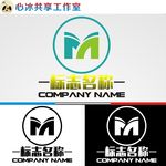 M字母logo