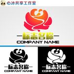 花logo