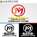 M字母logo