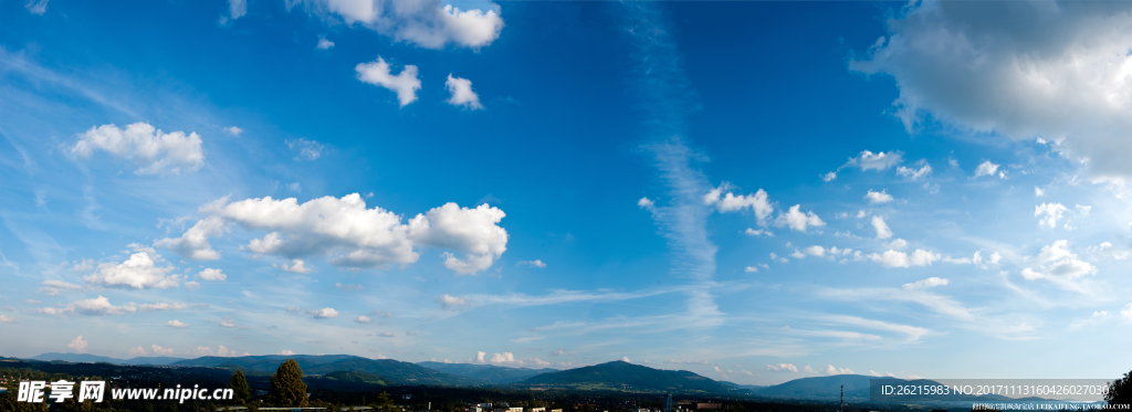 天空 蓝天