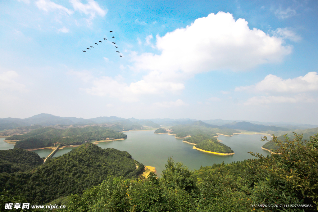 水库风景
