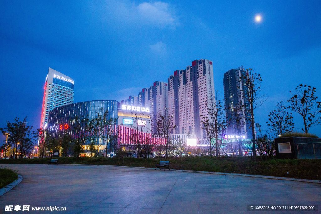 邳州新苏中心夜景