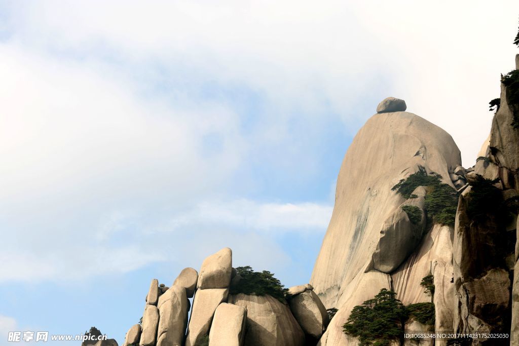 天柱山飞来石天柱山风景