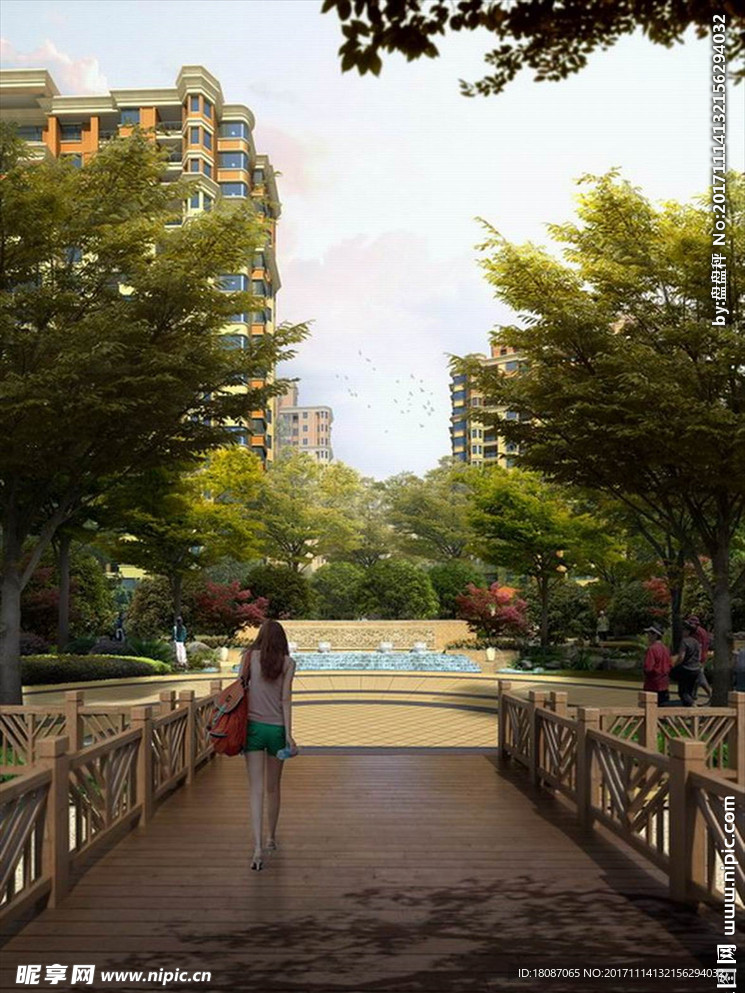 园林景观 住宅景观 园林效果图