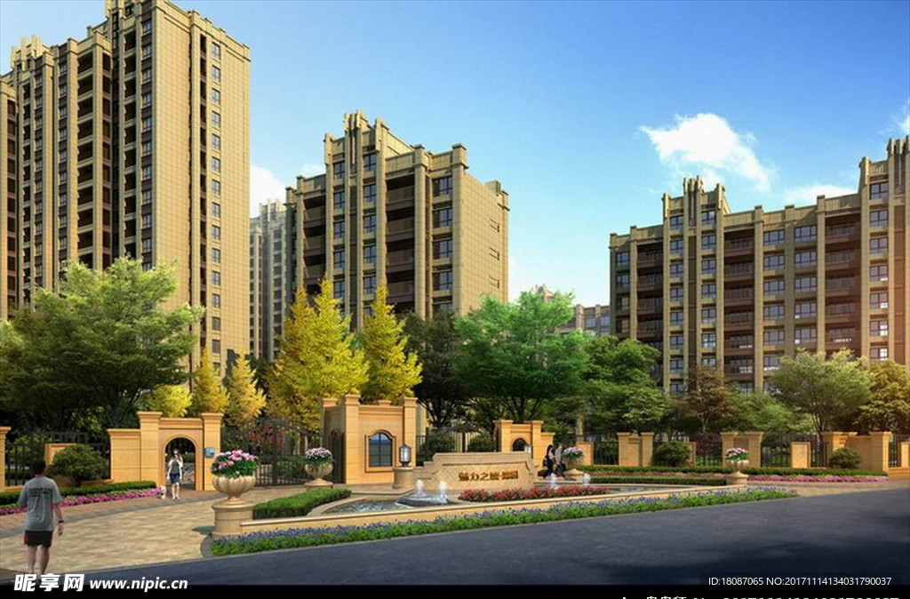 园林景观 住宅景观 园林效果图