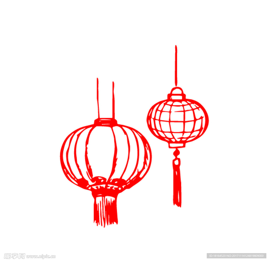 灯笼矢量