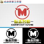 M字母logo