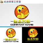 鸭logo
