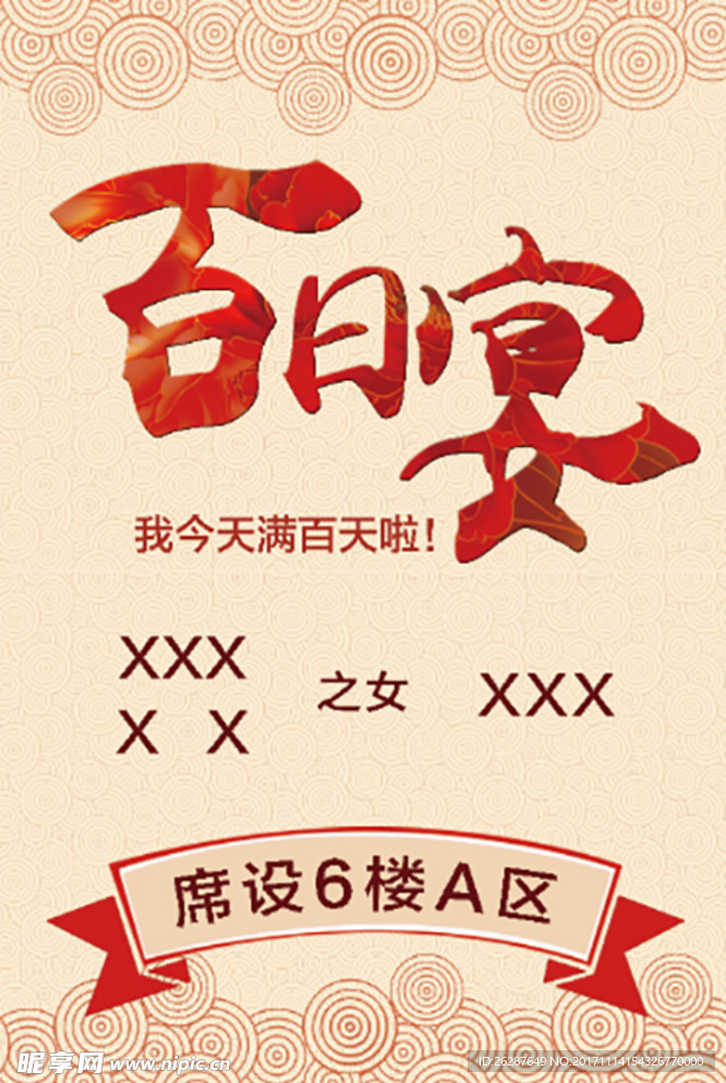 百日宴水牌