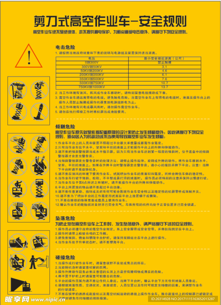 高空作业安全规则