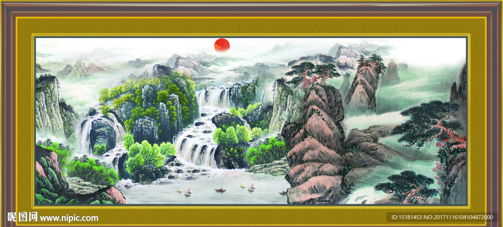 山水国画