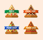 三角披萨标签