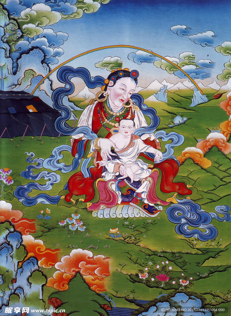 唐卡装饰画