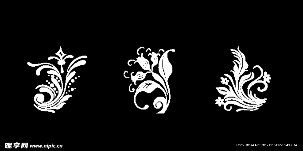 欧式花纹