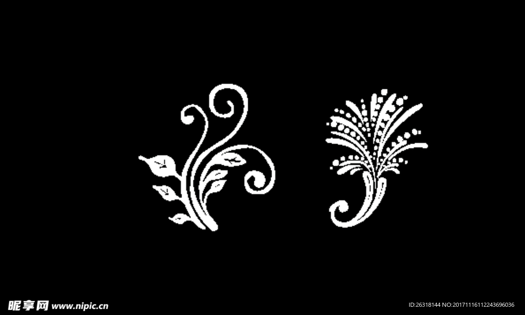 欧式花纹
