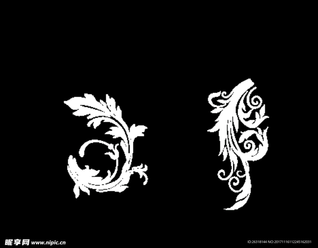 欧式花纹