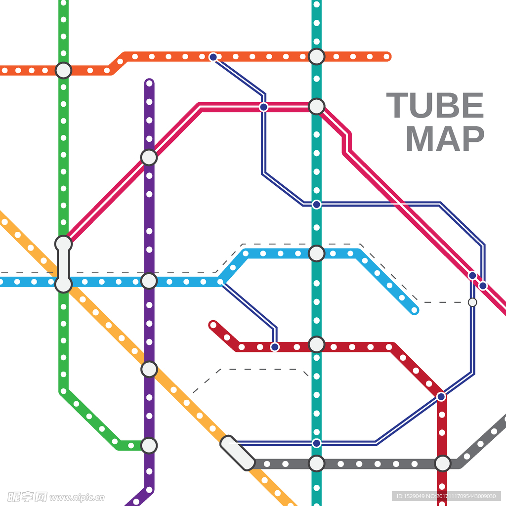 地铁线路示意图