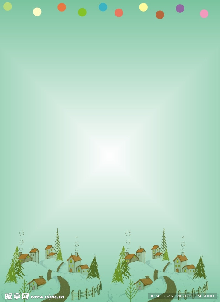 绿色背景