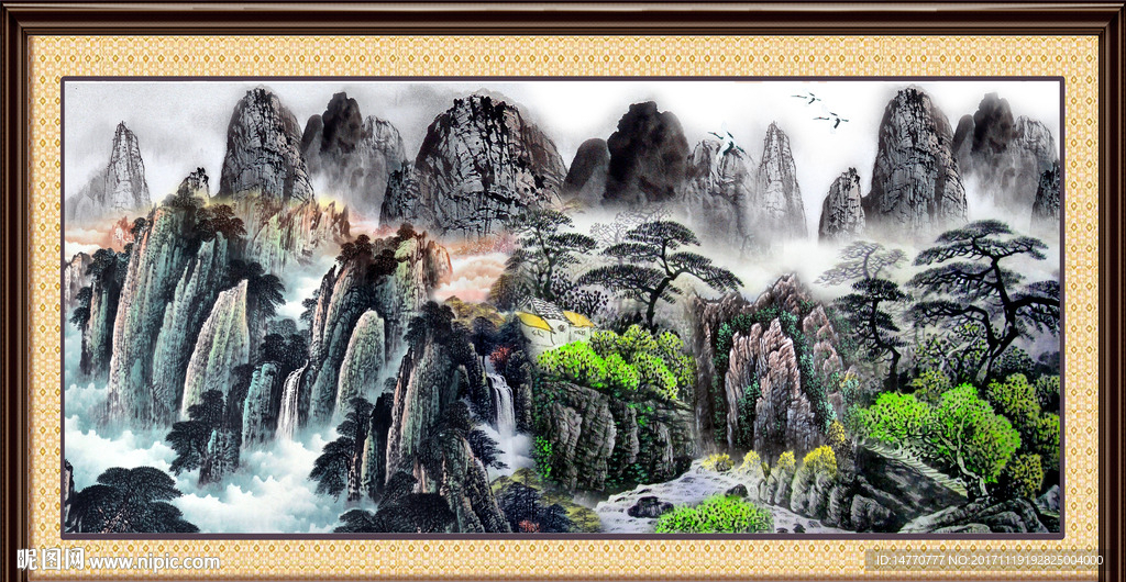 山水国画
