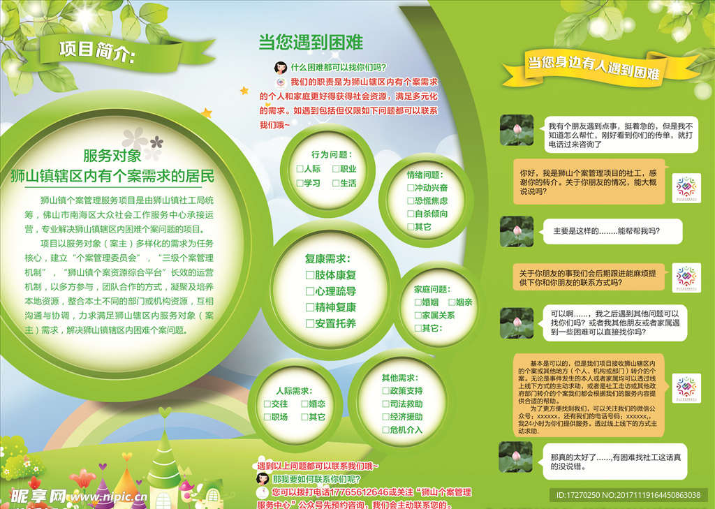 三折页