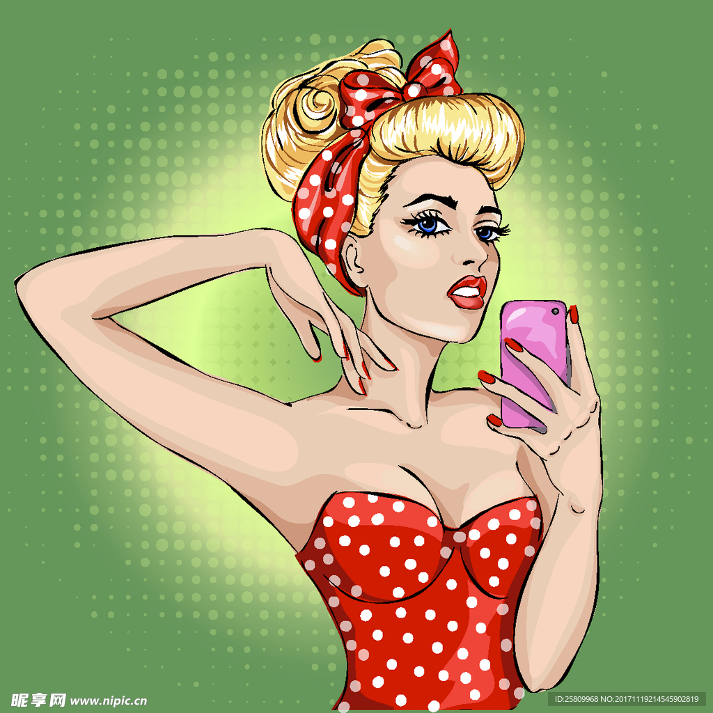 美女插画