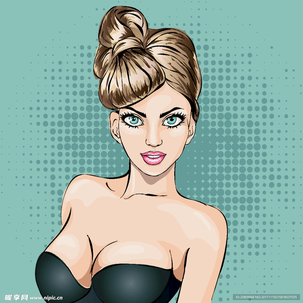 美女插画