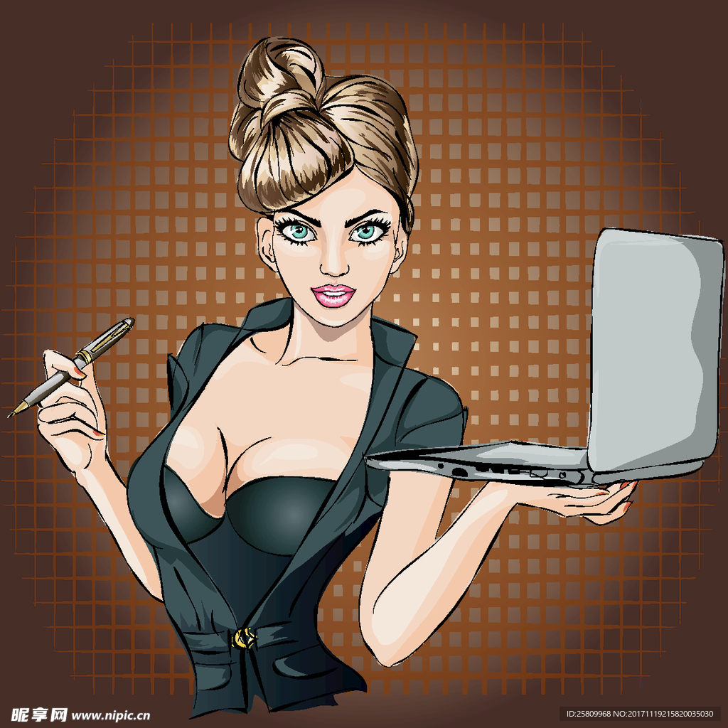 美女插画