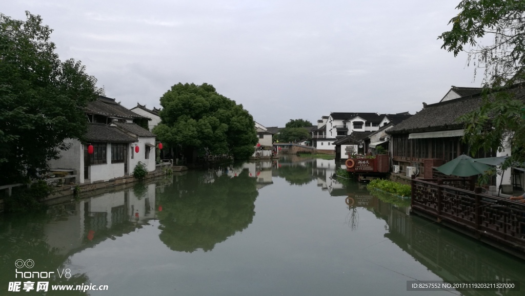 典型的江南水乡建筑风格