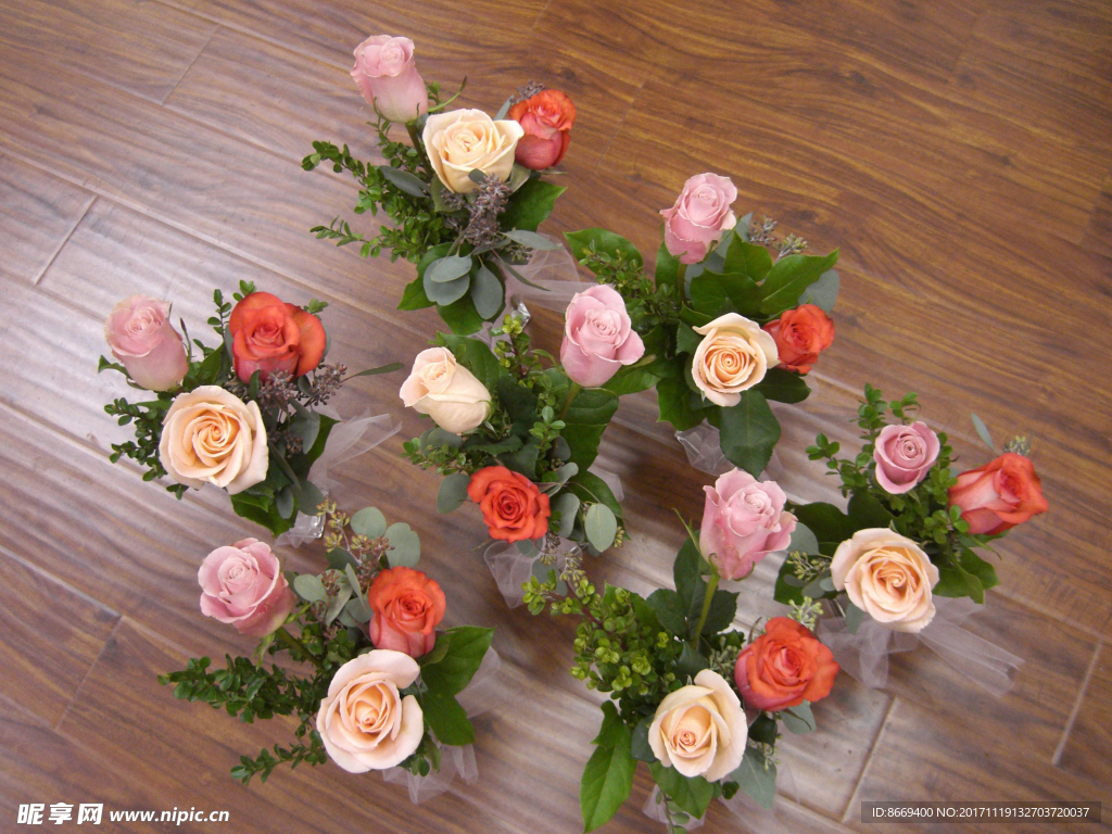 玫瑰花卉花束