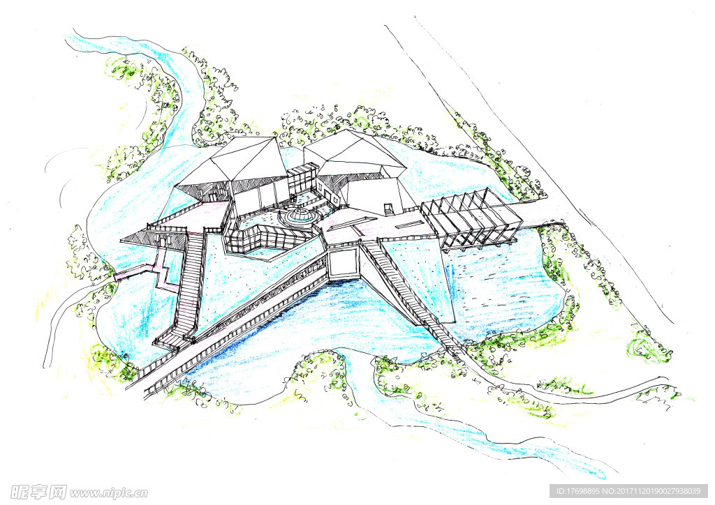 水上建筑手稿