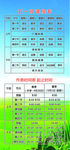 学校课程表时间表