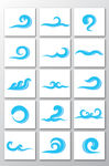 海浪图标