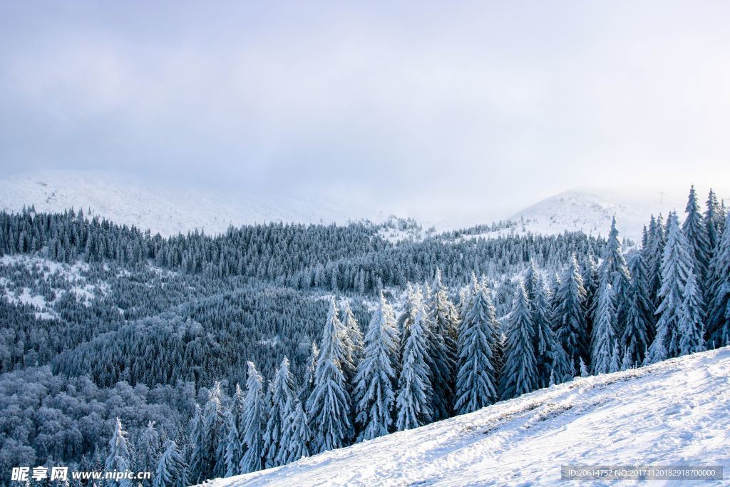 雪山美景