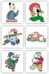 超炫吉郎POP插画卡通人物插画