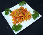 肉丝炒苦瓜条