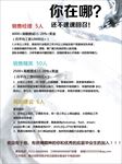 销售经理招聘海报