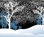 雪天场景png素材
