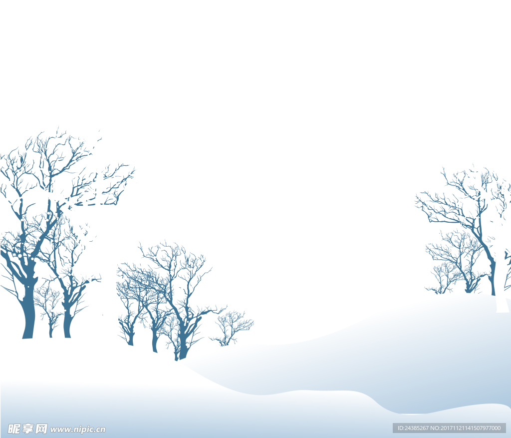 雪天场景png素材