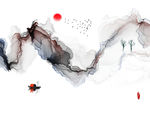 水墨山水 意境山水画