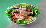 海鲜蘑菇蔬菜拼盘