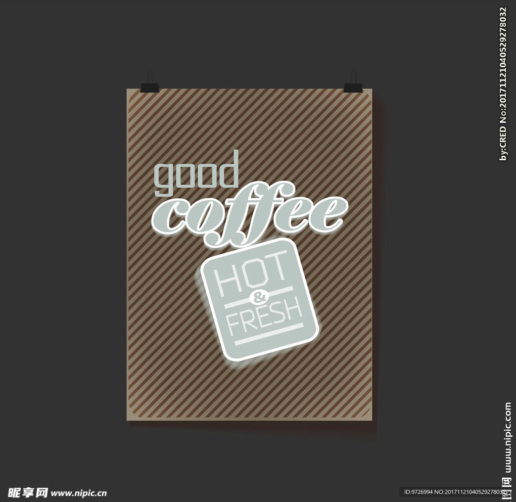 咖啡海报封面设计