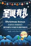 欧式圣诞节促销海报
