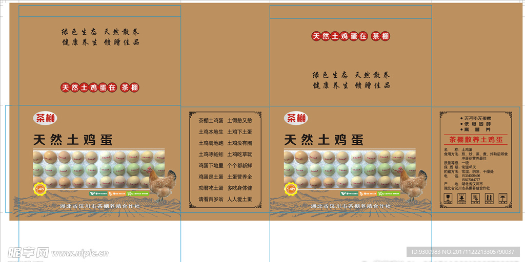 茶棚散养土鸡蛋礼盒
